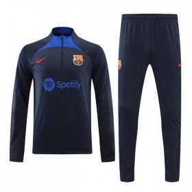 Barcelona Kit Quarter Zip Navy Sweatshirt Za Trening 2022-23